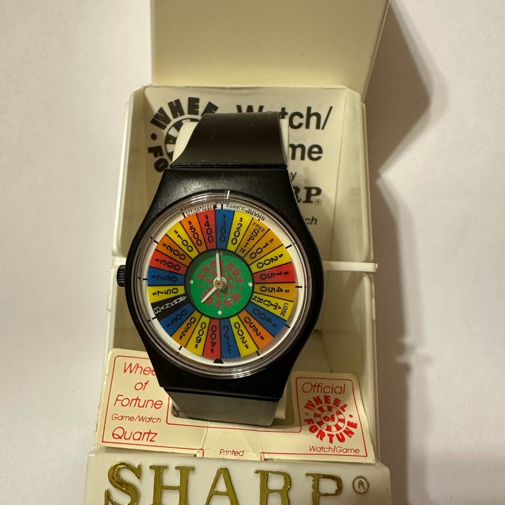 Sharp Wheel of Fortune Game Watch
